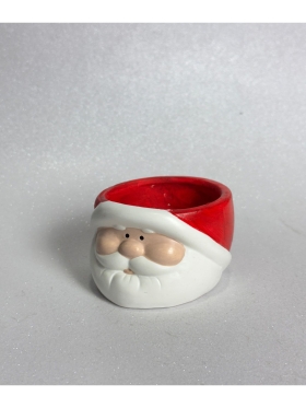 Yılbaşı Noel Baba Figürlü Boş Sukulent Saksı-685-Small