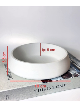 Yuvarlak Beton Organizer/Düzenleyici/Kase-834-Small